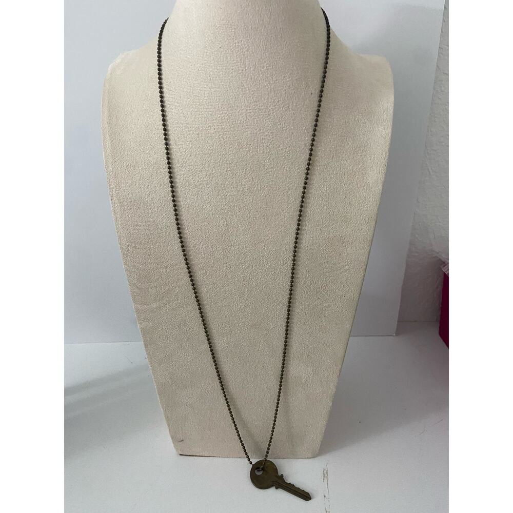 Vintage Curtis key necklace